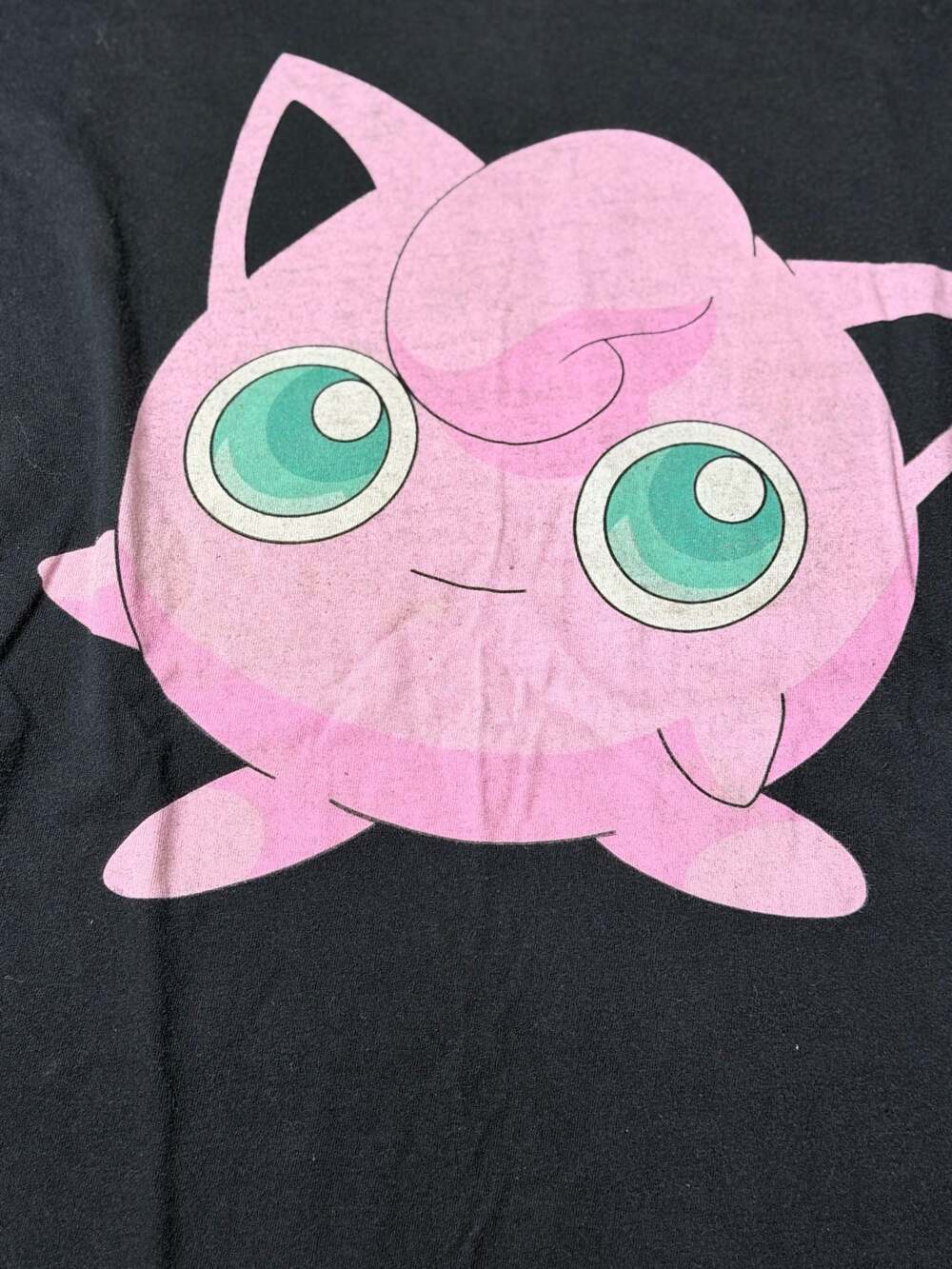 WeLoveFine Pokemon Jigglypuff Graphic T-Shirt Black